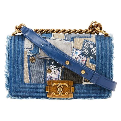 chanel boy denim patchwork|chanel bag fashion.